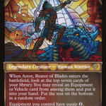 Astor, Bearer of Blades (DMU-293) - Dominaria United: (Showcase)