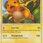 Raichu (#Non-Holo) 019 - HGSS Trainer Kit Gyarados & Raichu