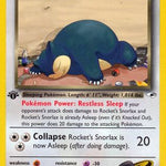 Rocket's Snorlax 033/132 - Gym Heroes 1st Edition