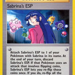 Sabrina's ESP 117/132 - Gym Heroes 1st Edition