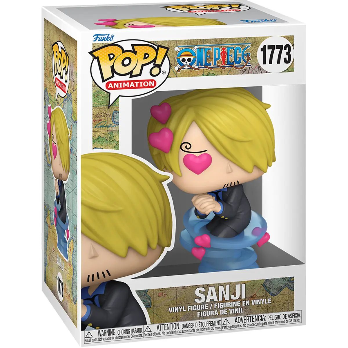 Pre-order POP! Animation One Piece Sanji figure from THE MIGHTY HOBBY SHOP, featuring Sanji in his iconic outfit and pose.