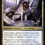 Denry Klin, Editor in Chief (PPSNC-071) - New Capenna Commander Promos Foil