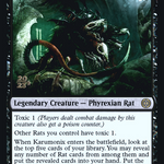 Karumonix, the Rat King (PRE-098) - Phyrexia: All Will Be One Promos Foil