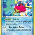 Team Aqua's Carvanha 025/95 - Team Magma vs Team Aqua