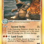 Team Magma's Rhydon 022/95 - Team Magma vs Team Aqua