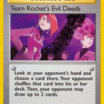 Team Rocket's Evil Deeds 103/105 - Neo Destiny 1st Edition