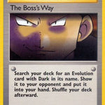 The Boss's Way 073/82 - Team Rocket 1st Edition