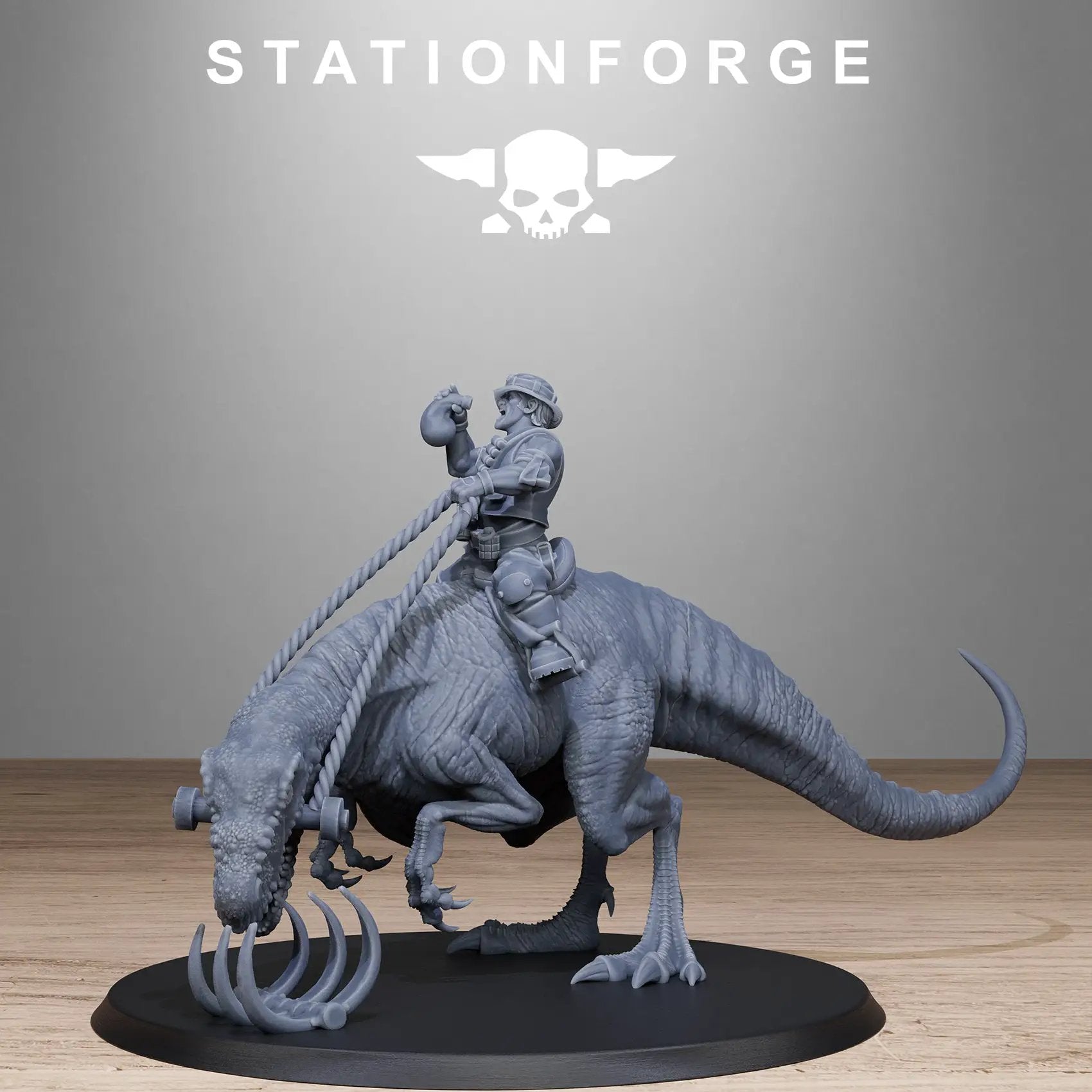 3D Printed GrimGuard Jungle Raptors by Stationforge Miniatures by Last Hope Miniatures