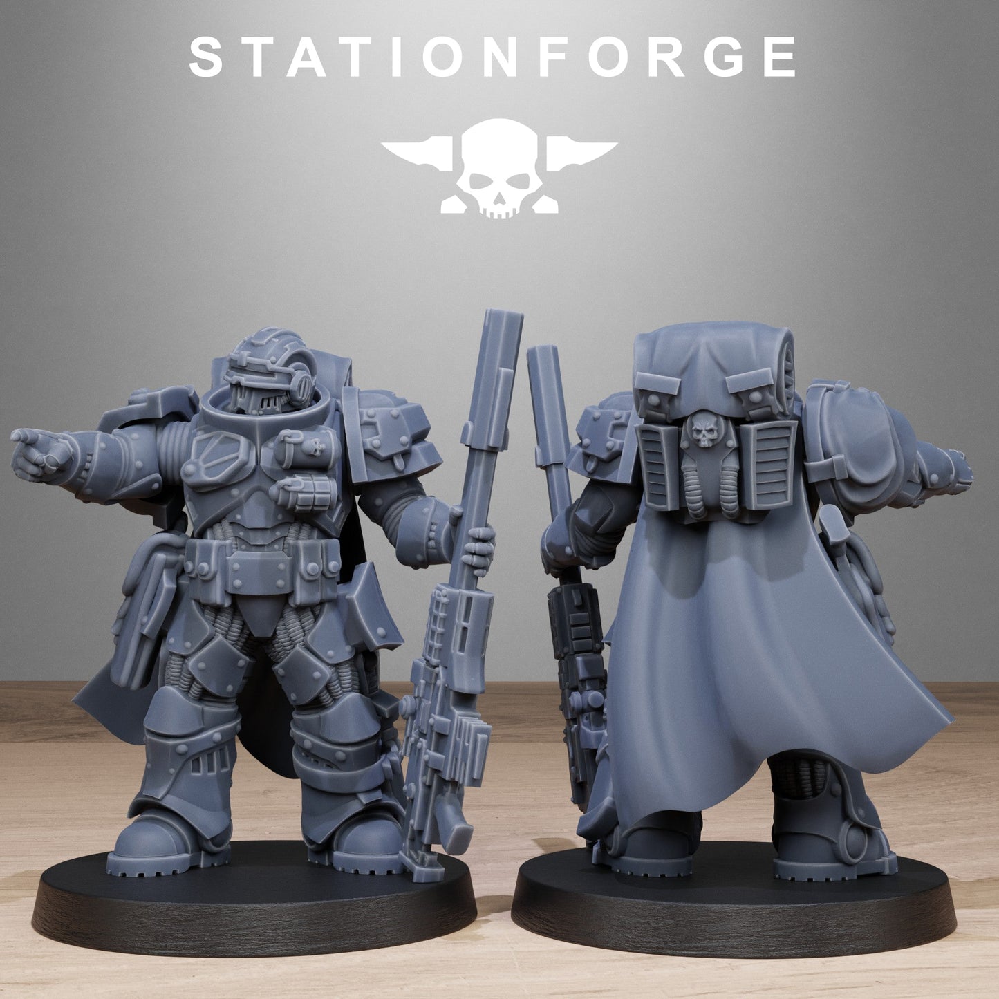 3D Printed Socratis Snipers x10 by StationForge Miniatures