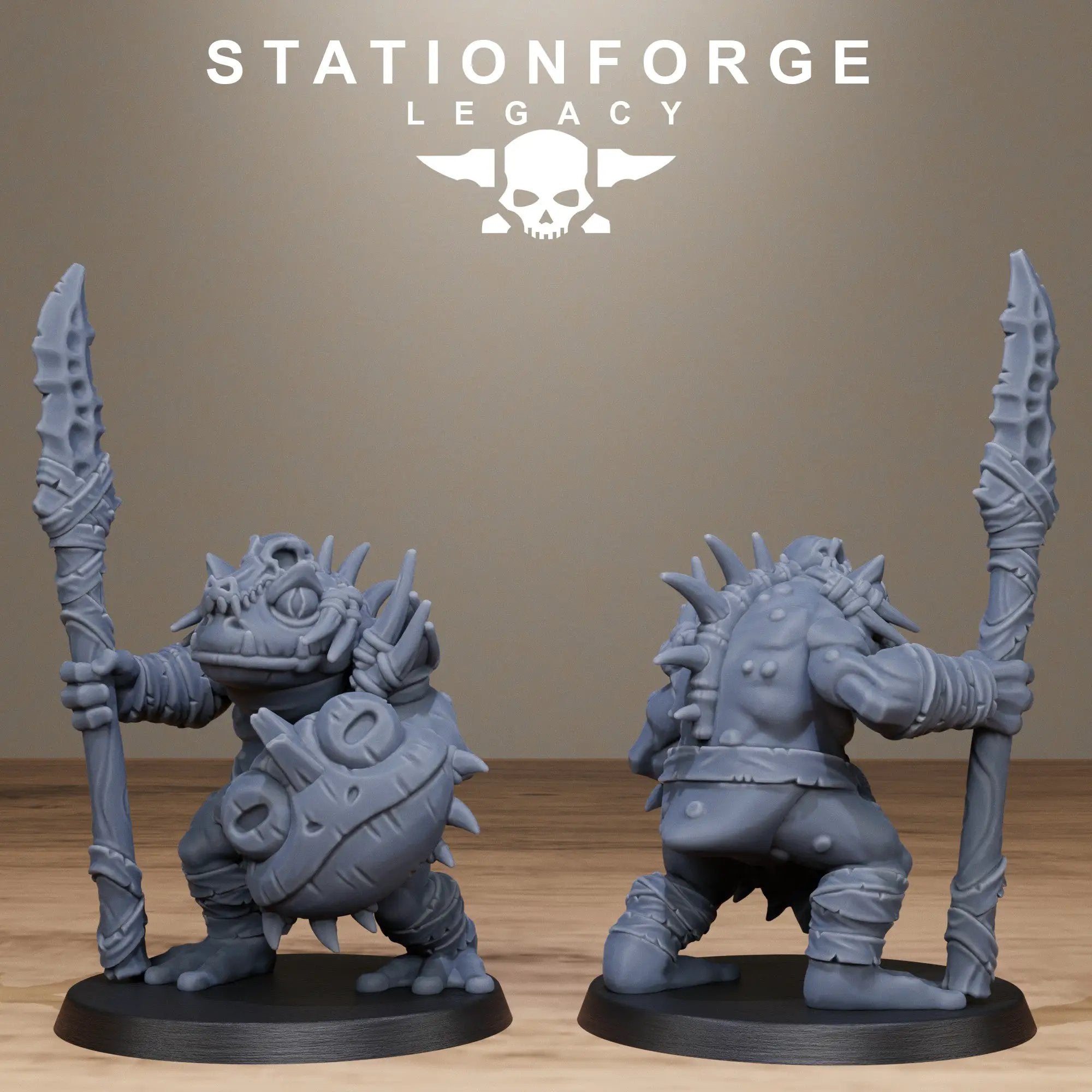 3D Printed Bogkin Heavies by Stationforge Miniatures by Last Hope Miniatures