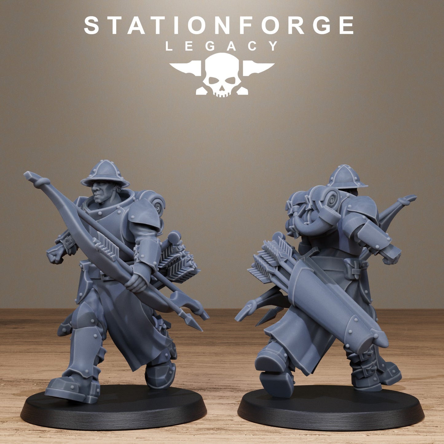 3D Printed Solaris Archers by Stationforge Miniatures