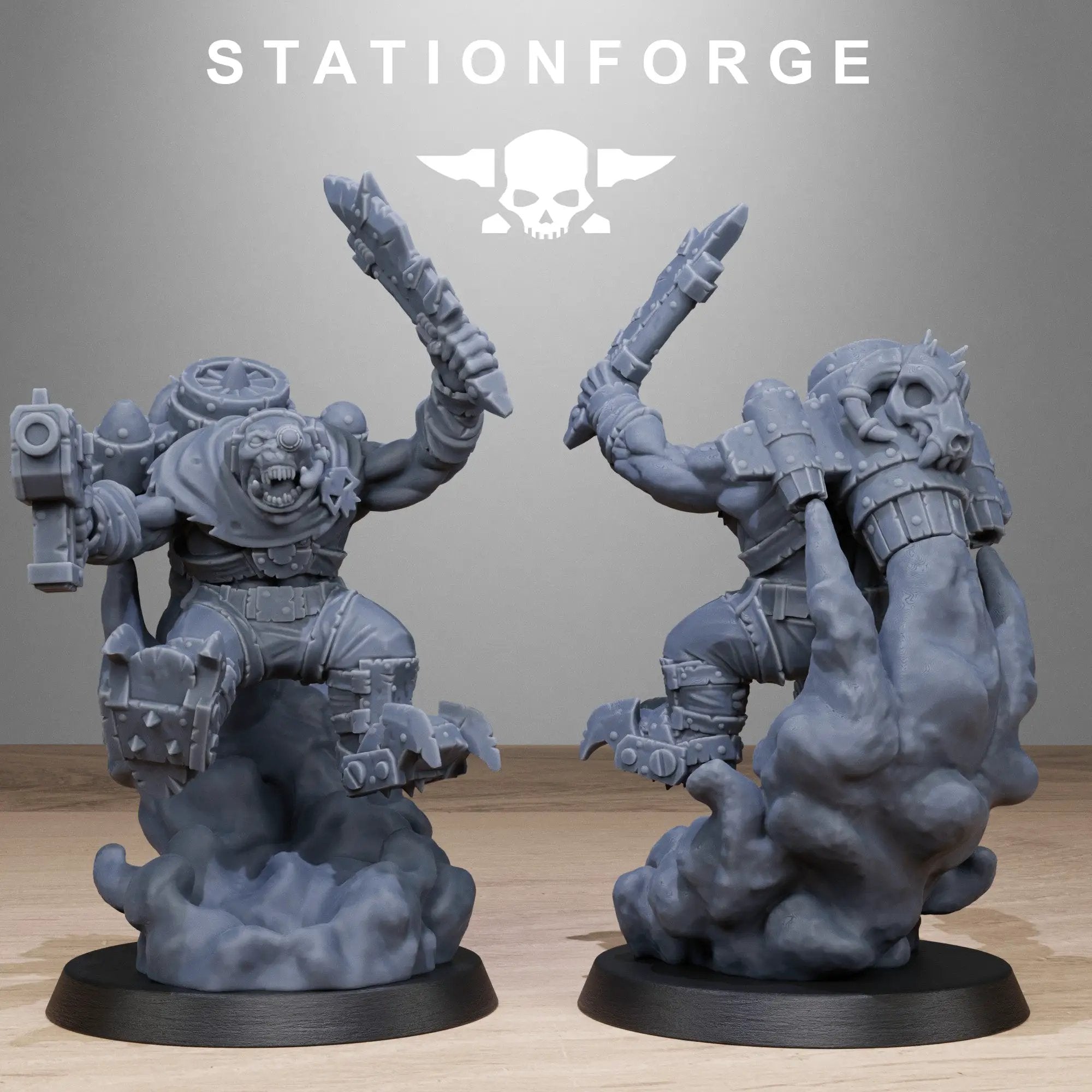 3D Printed Orkaz Flyers by StationForge Miniatures by Last Hope Miniatures