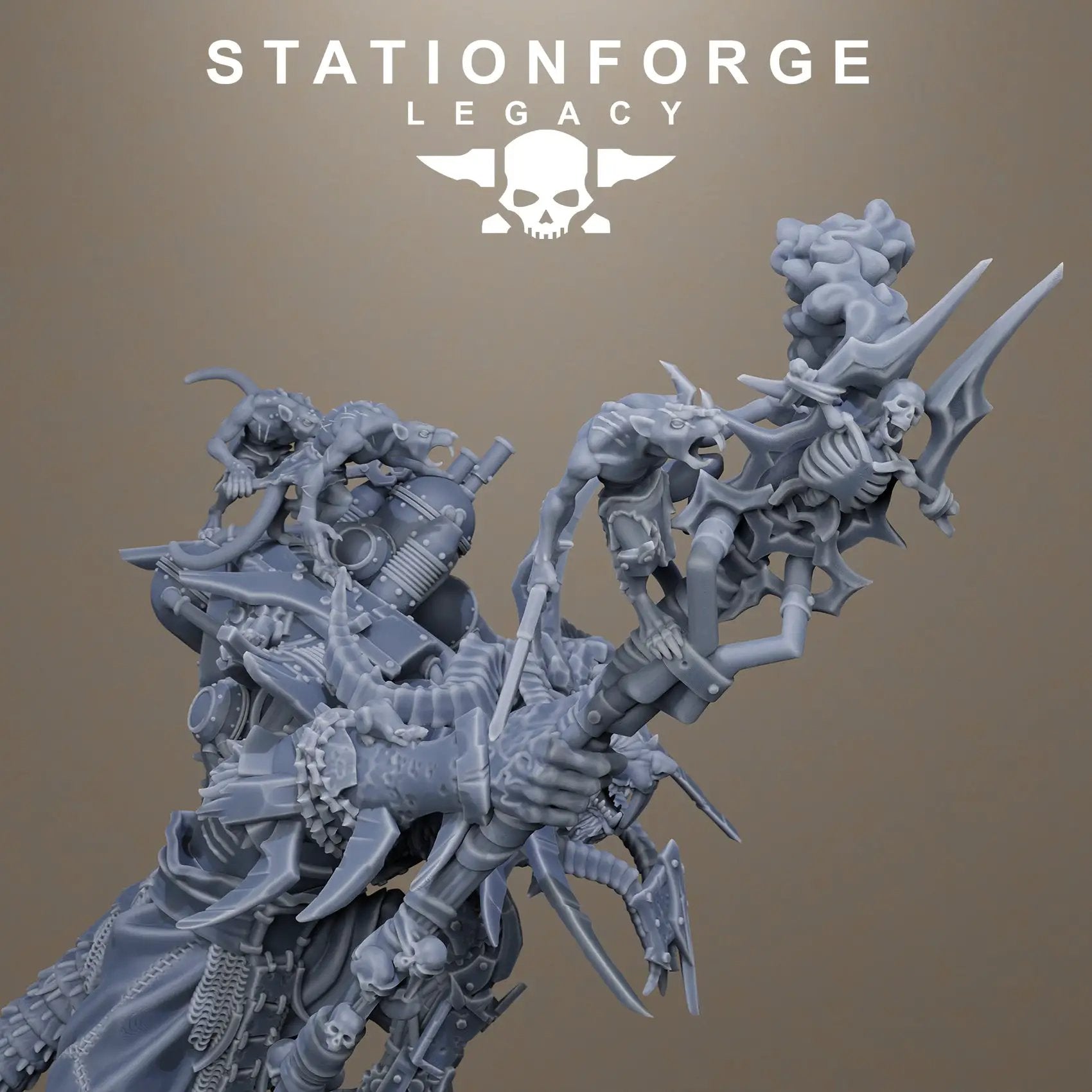 3D Printed Rotfang King by Stationforge Legacy Miniatures by Last Hope Miniatures