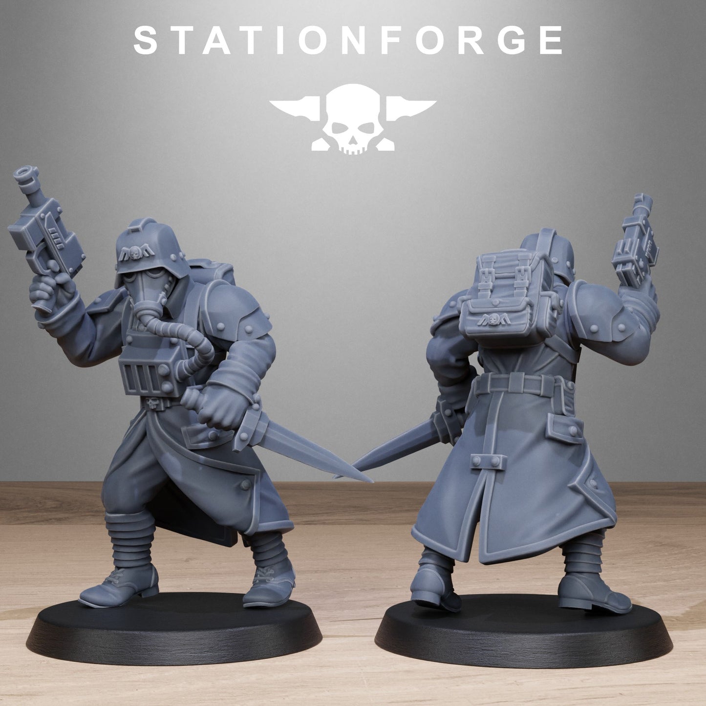 3D Printed GrimGuard Vigils by StationForge Miniatures