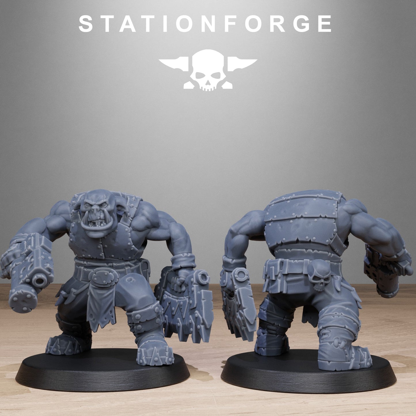 3D Printed Orkaz Bros Infantry by StationForge Miniatures