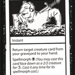 Spellmorph Raise Dead (CMB1-046) - Mystery Booster Playtest Cards 2021