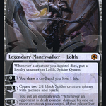 Lolth, Spider Queen (AFR&-112A) - Adventures in the Forgotten Realms Promos Foil