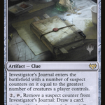 Investigator's Journal (PPNEO-) - Innistrad: Crimson Vow Promos