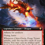 Chiss-Goria, Forge Tyrant (ONC-035) - Phyrexia: All Will Be One Commander: (Extended Art)