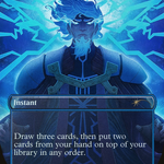 Brainstorm (SLP-001) - Secret Lair Showdown (Borderless) Foil