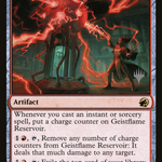 Geistflame Reservoir (PPMID-142P) - Innistrad: Midnight Hunt Promos