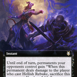 Hellish Rebuke (AFC-295) - Forgotten Realms Commander: (Extended Art)
