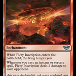 Fiery Inscription (LTR-126) - The Lord of the Rings: Tales of Middle-earth