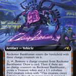 Reckoner Bankbuster (NEO-499) - Kamigawa: Neon Dynasty: (Extended Art)