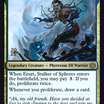 Ezuri, Stalker of Spheres (PRE-201) - Phyrexia: All Will Be One Promos Foil