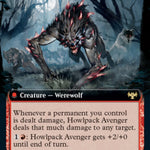 Ill-Tempered Loner // Howlpack Avenger (VOW-378) - Innistrad: Crimson Vow: (Extended Art, Double Faced Transform)