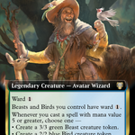Radagast, Wizard of Wilds (LTC-147) - Tales of Middle-earth Commander: (Extended Art)