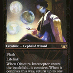 Obscura Interceptor (SNC-389) - Streets of New Capenna: (Showcase) Foil