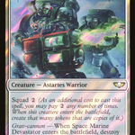 Space Marine Devastator (40K-14★) - Warhammer 40,000 Commander Foil