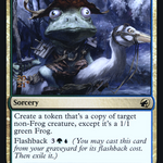 Croaking Counterpart (PRE-215S) - Innistrad: Midnight Hunt Promos Foil