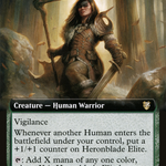 Heronblade Elite (MIC-064) - Midnight Hunt Commander: (Extended Art)