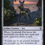 Clockwork Fox (CLB-308) - Commander Legends: Battle for Baldur's Gate