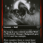 Hungry Ridgewolf (DBL-428) - Innistrad: Double Feature