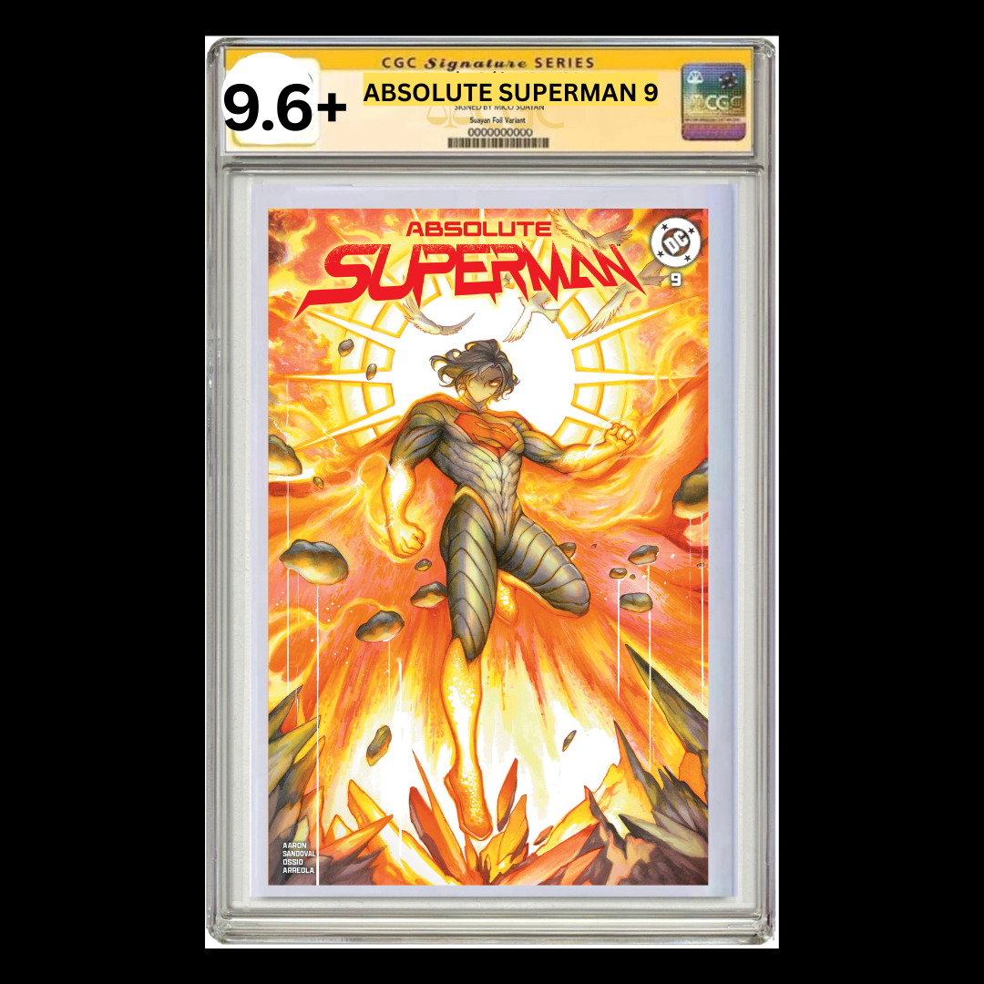 CGC ABSOLUTE SUPERMAN# 9 REGULAR BLACK SIGNATURE (ALLOW UP TO 5 MONTHS FOR RETURN)