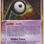 Unown 00P/115 - Unseen Forces Holofoil