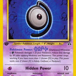 Unown [D] 047/75 - Neo Discovery 1st Edition
