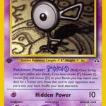 Unown [F] 048/75 - Neo Discovery 1st Edition