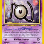 Unown [N] 050/75 - Neo Discovery 1st Edition