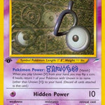 Unown [V] 089/105 - Neo Destiny 1st Edition