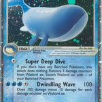 Wailord ex 100/100 - Sandstorm Holofoil