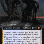Umbris, Fear Manifest (VOC-076) - Crimson Vow Commander: (Extended Art)