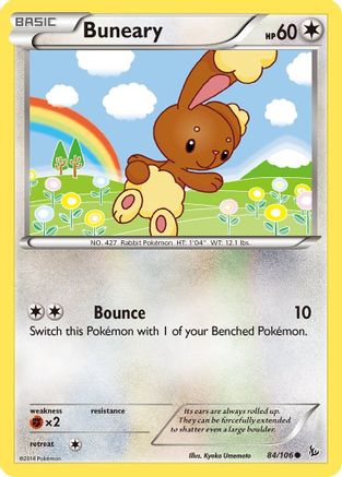 Buneary 084/106 - XY  Flashfire