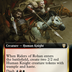Riders of Rohan (LTC-148) - Tales of Middle-earth Commander: (Extended Art)