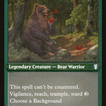 Wilson, Refined Grizzly (CLB-522) - Commander Legends: Battle for Baldur's Gate Etched Foil