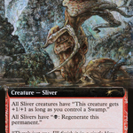 Sedge Sliver (SLD-642) - Secret Lair Drop: (Extended Art) Foil