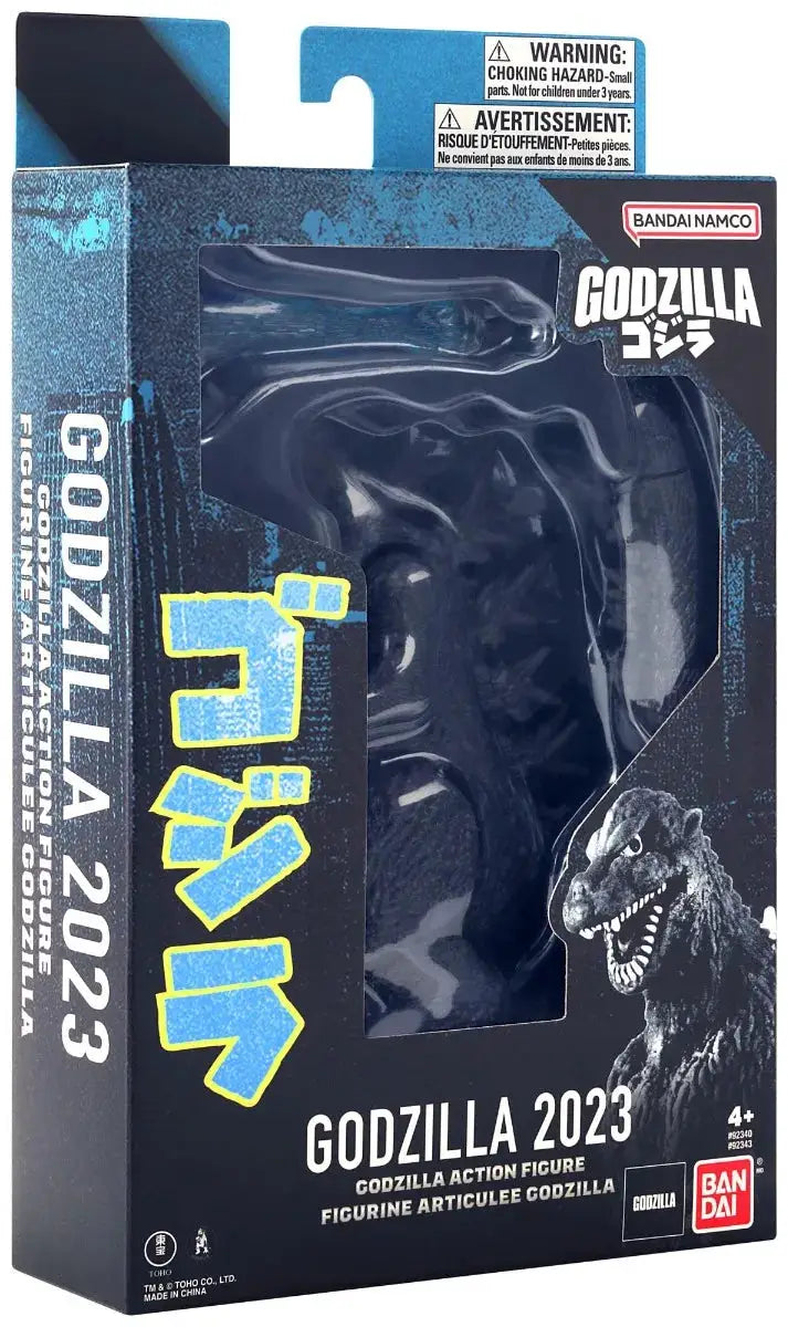 6-inch Bandai Godzilla (Minus One) action figure from the Godzilla Minus One series, detailed kaiju monster toy.